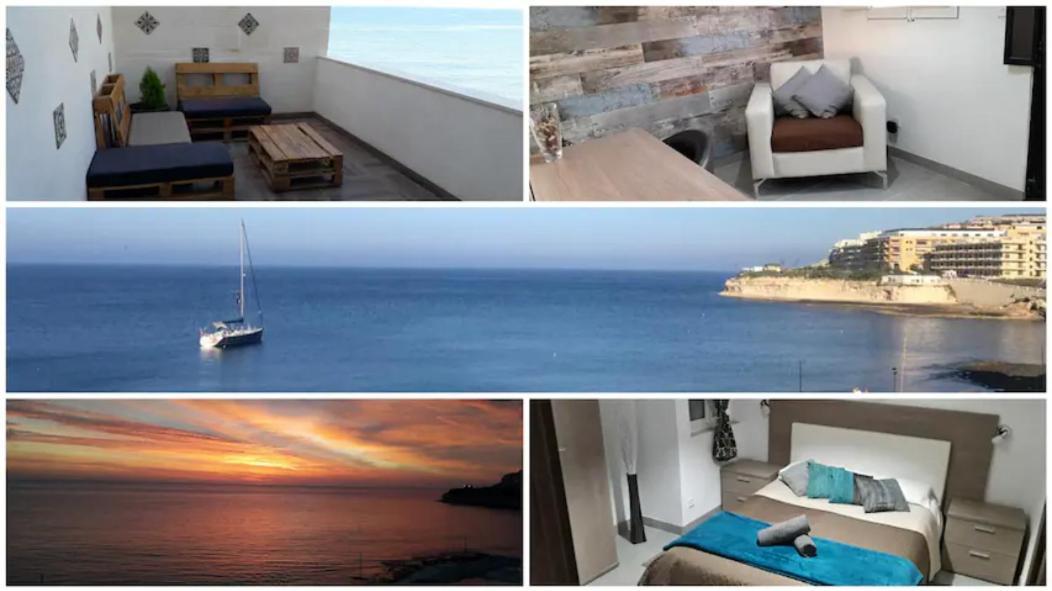 Serenity Sea-View Maisonette Marsalforn Exterior photo